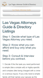 Mobile Screenshot of lasvegas-attorneys.org